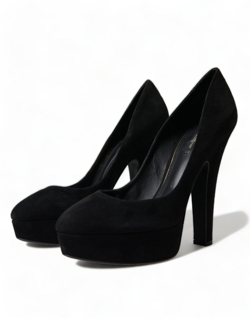 Pumps Pumps Black Wildleder Raffinesse