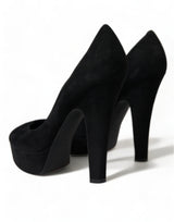 Pumps Pumps Black Wildleder Raffinesse