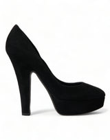 Pumps Pumps Black Wildleder Raffinesse