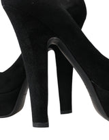 Pumps Pumps Black Wildleder Raffinesse