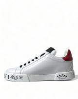 Chic White Portofino Leder -Sneaker