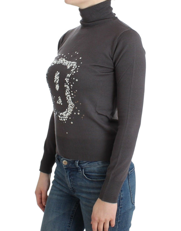 Eleganter Jungfrau Wollschildkragenpullover