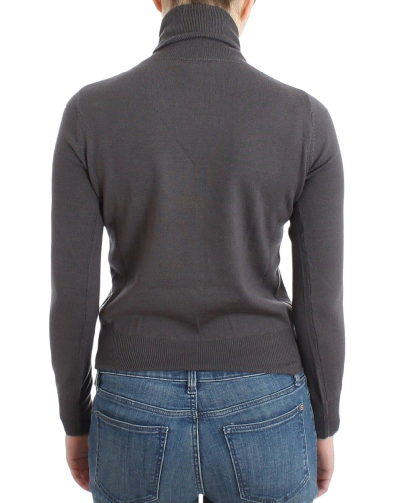 Eleganter Jungfrau Wollschildkragenpullover