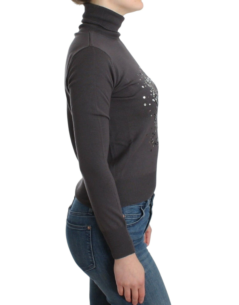 Eleganter Jungfrau Wollschildkragenpullover