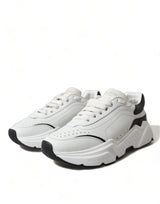 Zapatillas de cuero en blanco y negro Daymaster