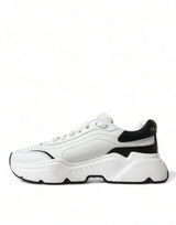 Zapatillas de cuero en blanco y negro Daymaster