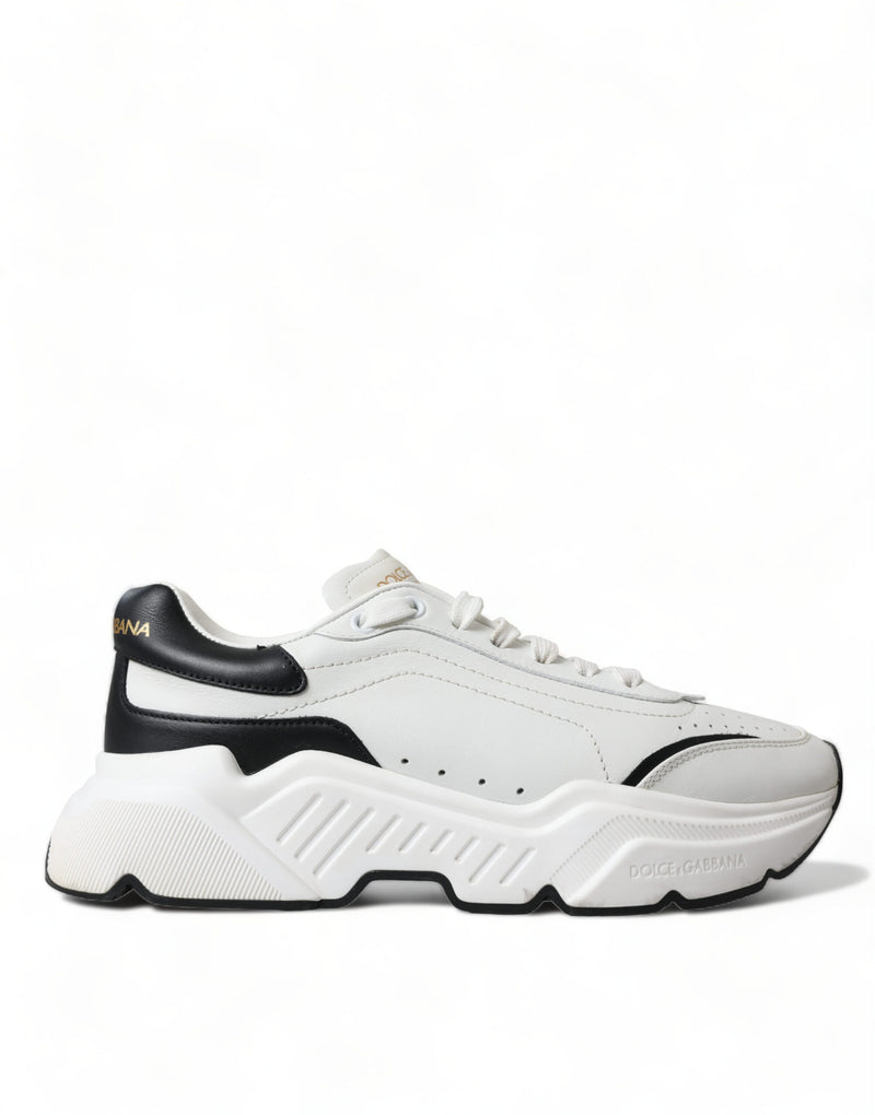 Sneaker chic in pelle daymater in bianco e nero