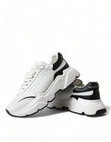 Zapatillas de cuero en blanco y negro Daymaster