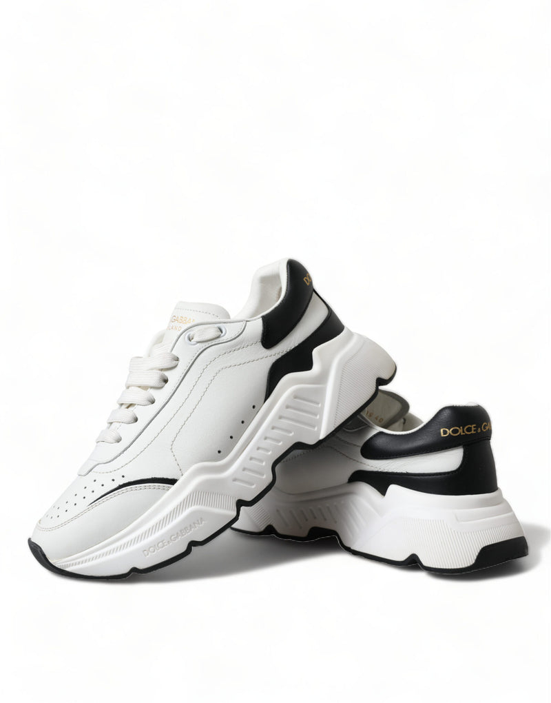 Sneaker chic in pelle daymater in bianco e nero