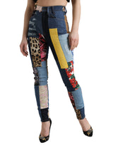 Jeans flacos vibrantes