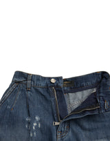 Chic High Taille Denim Hot Pants Shorts