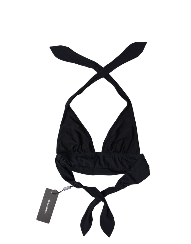 Haut de bikini noir élégant