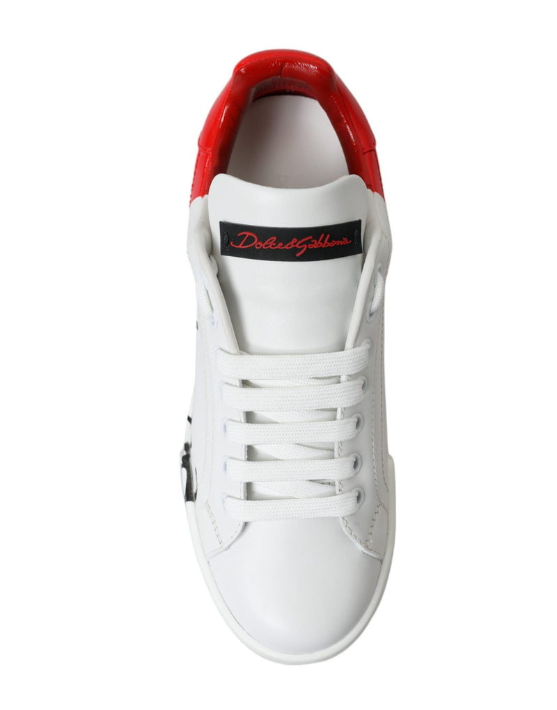 Sneakers Portofino en cuir blanc élégant