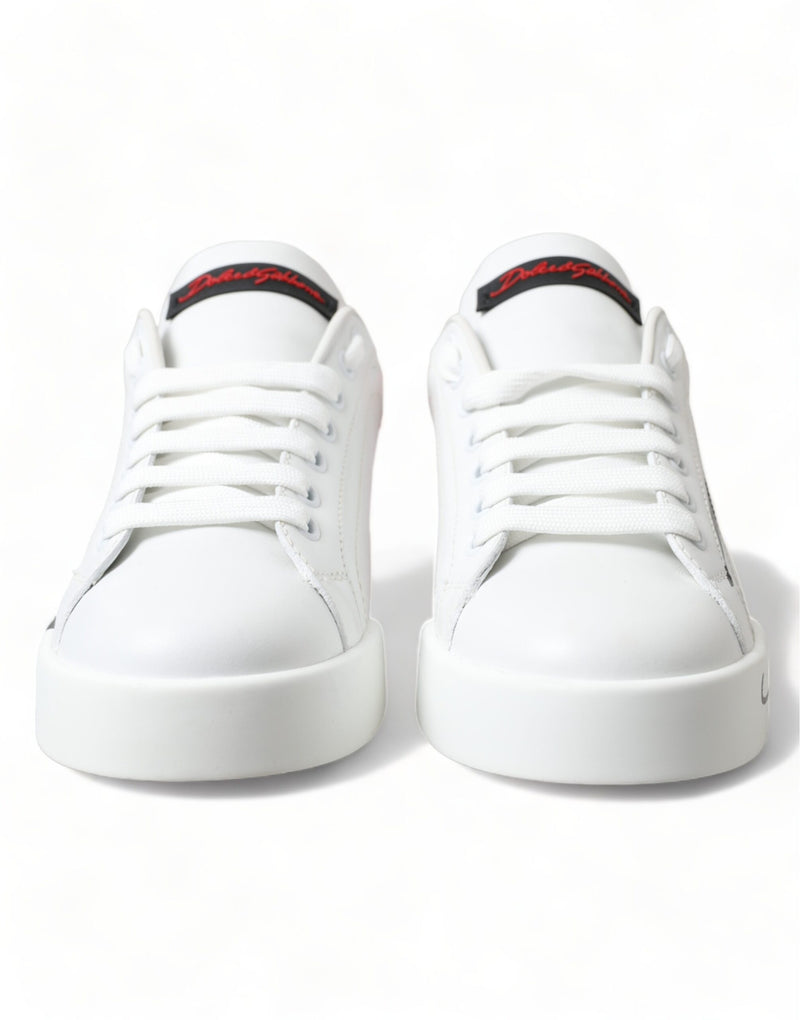 Sneakers Portofino en cuir blanc élégant