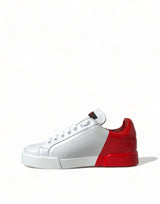 Sneakers Portofino en cuir blanc élégant