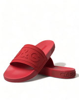 Radiant Red Men's Slide Sandals