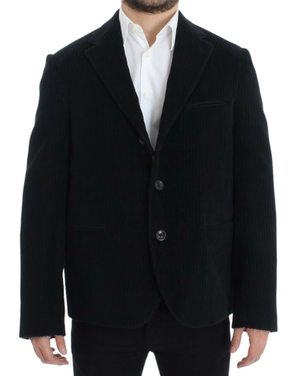 Elegant Black Martini Blazer Veste