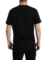 Schlankes T-Shirt des runden Nackens mit Kettendetail