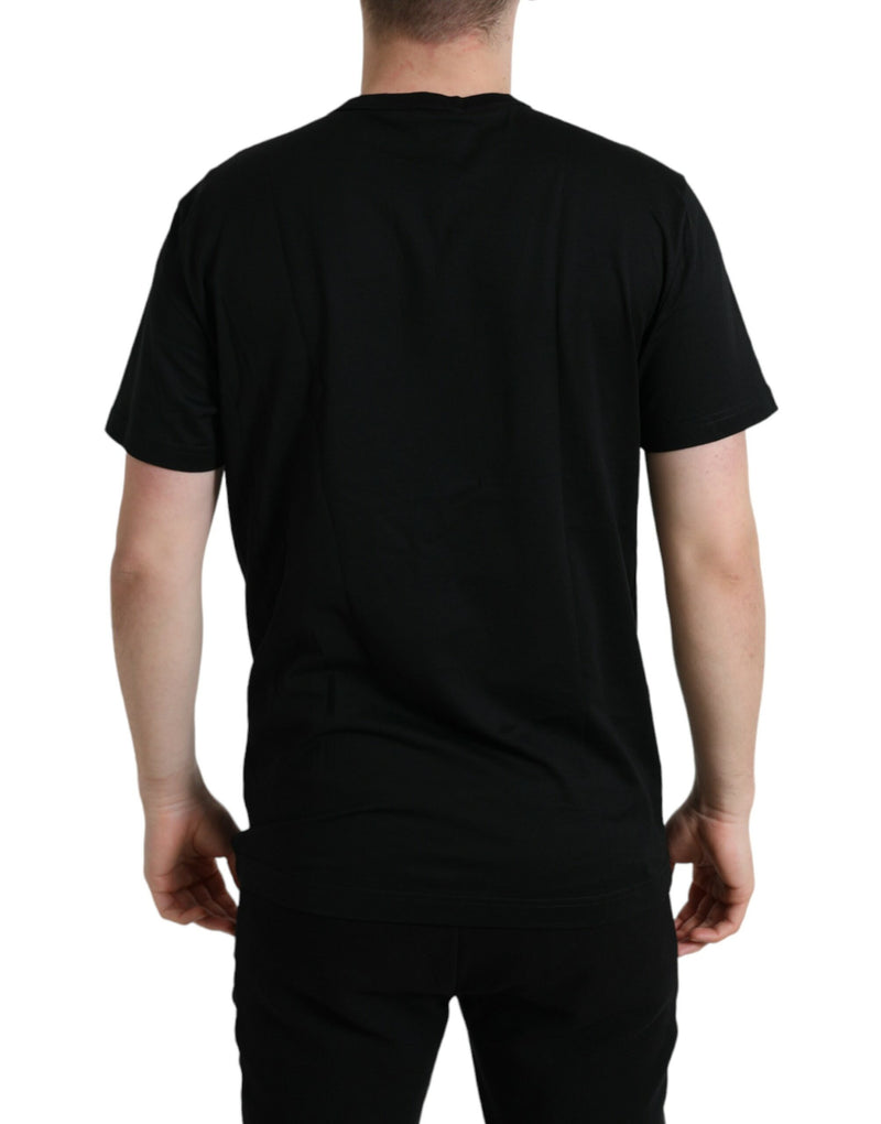 Schlankes T-Shirt des runden Nackens mit Kettendetail