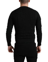 Elegant Silk Crewneck Sweater for Men