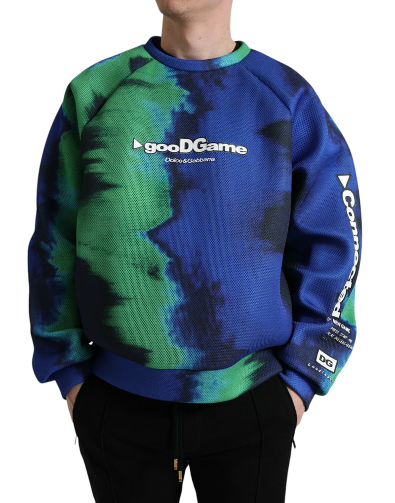 Multicolor -Grafik -Crew -Nackenpullover -Pullover