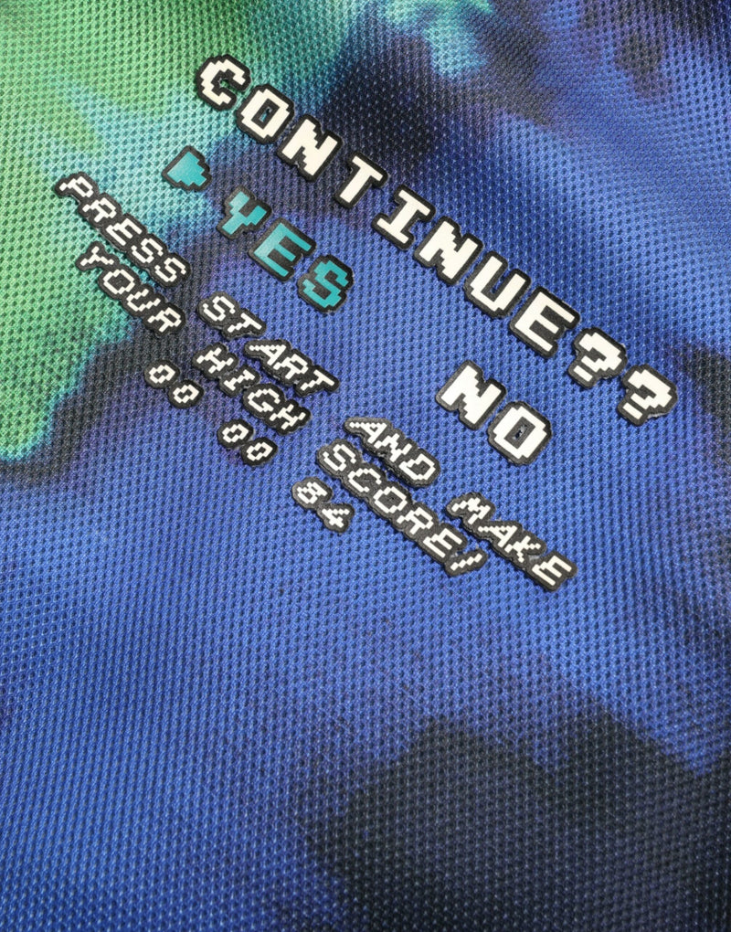 Pull Pullover à cou de cou à l'équipe graphique multicolore