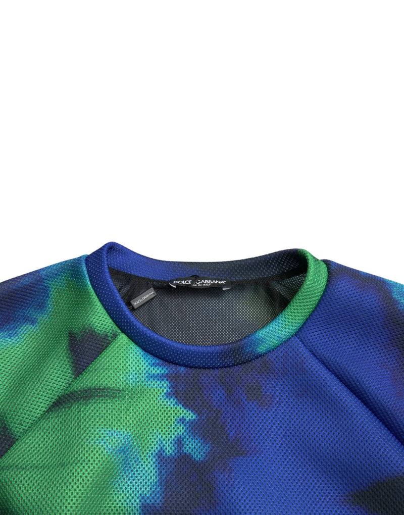 Multicolor -Grafik -Crew -Nackenpullover -Pullover