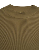 Army Green Viscose Crew Neckpullover