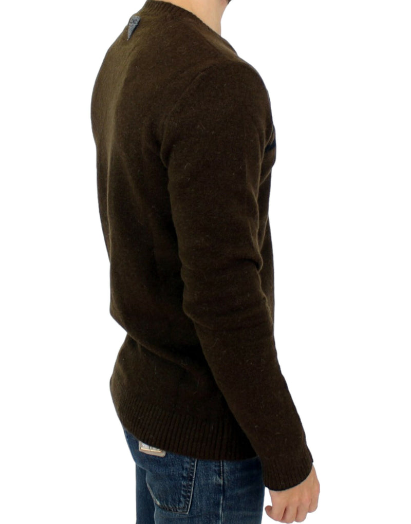 Elegante pullover a strisce a righe da equitazione