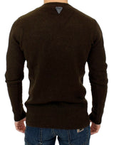 Eleganter Crewneck gestreifter Pullover Pullover