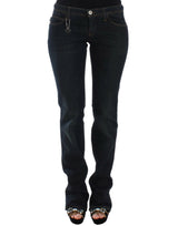 Chic Blue Slim Fit Denim Freude