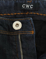 Chic Blue Slim Fit Denim Freude