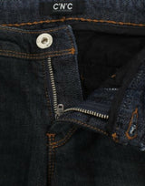 Chic Blue Slim Fit Denim Freude