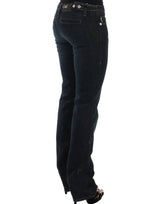 Chic Blue Slim Fit Denim Freude