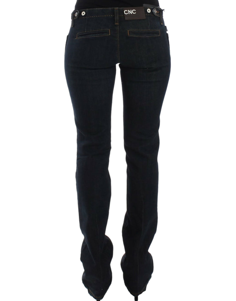 Chic Blue Slim Fit Denim Freude