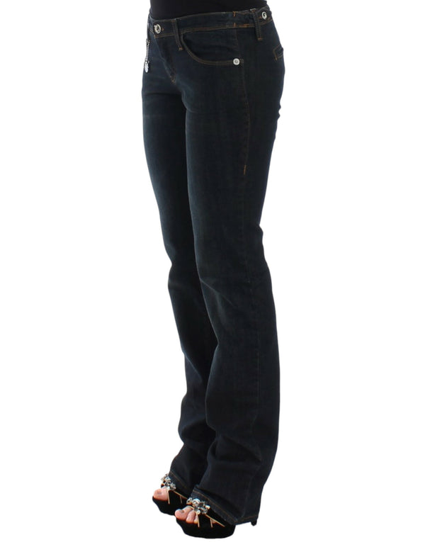 Chic Blue Slim Fit Denim Freude