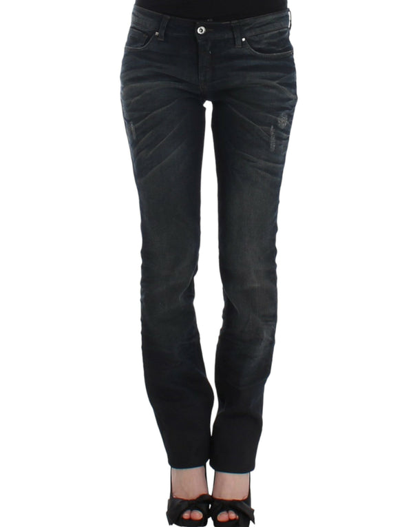 Chic jeans de mezclilla superskinny azul