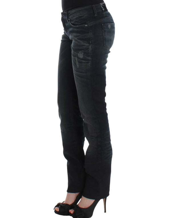 Chic jeans de mezclilla superskinny azul