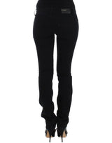 Elegant Black Straight Leg Jeans