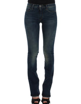 Chic Blue Straight Store Designer Jeans