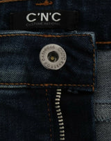 Chic Blue Straight Store Designer Jeans