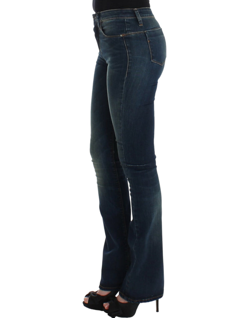 Chic Blue Straight Store Designer Jeans