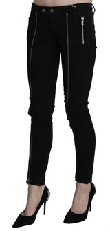 Jean skinny slim-ajustement noir chic