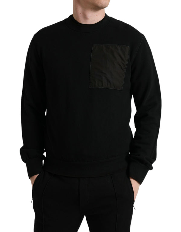 Eleganter Crew Neck -Baumwollmischpullover