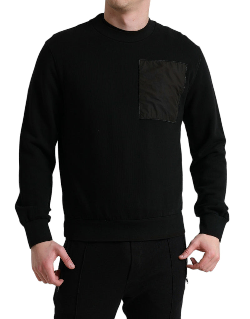 Eleganter Crew Neck -Baumwollmischpullover