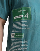 Tee de algodón de Motivo Milano Blue Milano