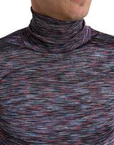 Eleganter Rollkragenpullover -Pullover -Pullover in blau lila