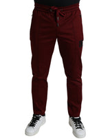 Pantaloni da jogger in cotone marrone