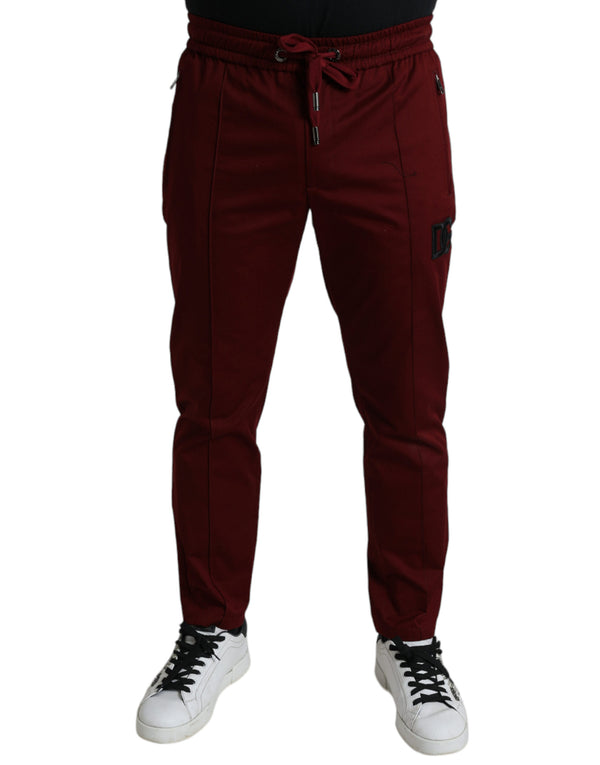 Pantalon de jogger extensible en coton marron