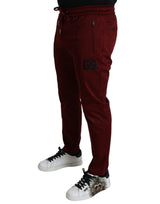 Pantaloni da jogger in cotone marrone